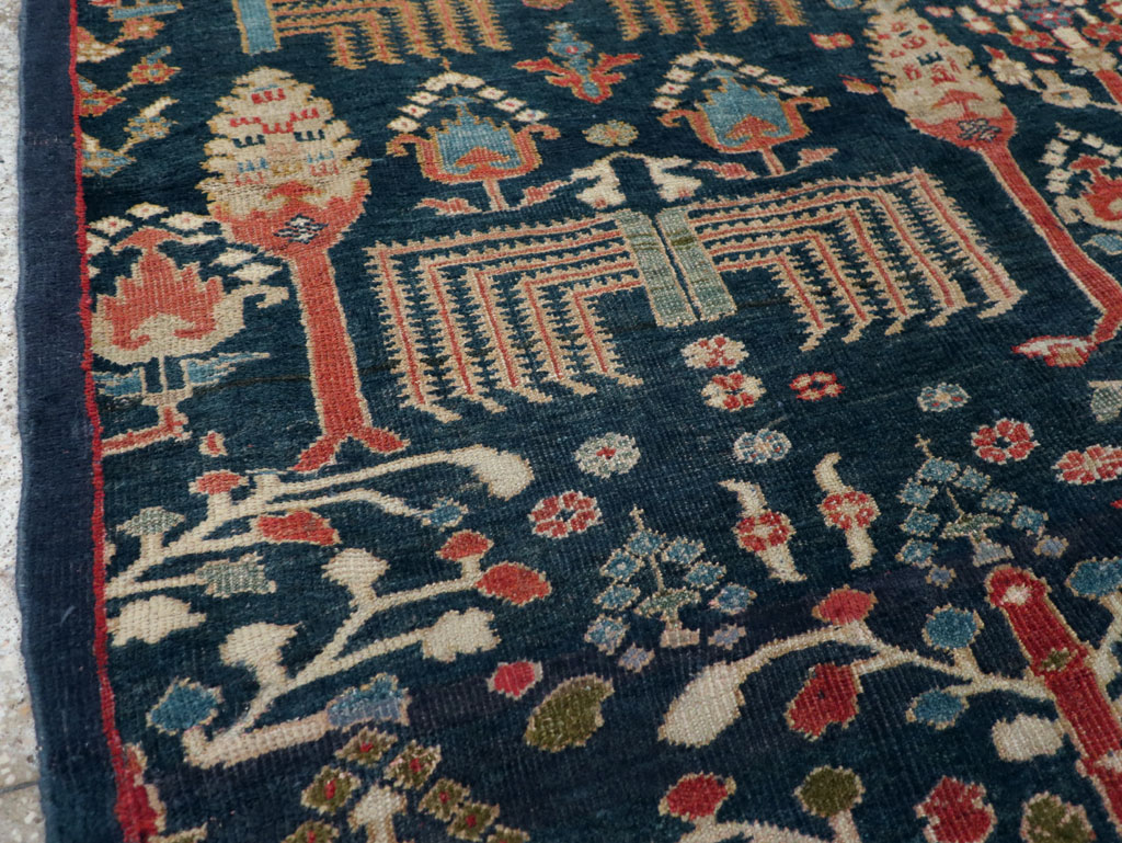 Antique sultan abad Rug - # 58123