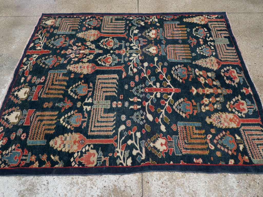Antique sultan abad Rug - # 58123