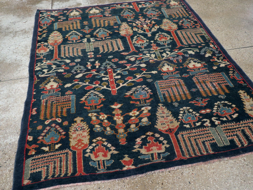 Antique sultan abad Rug - # 58123