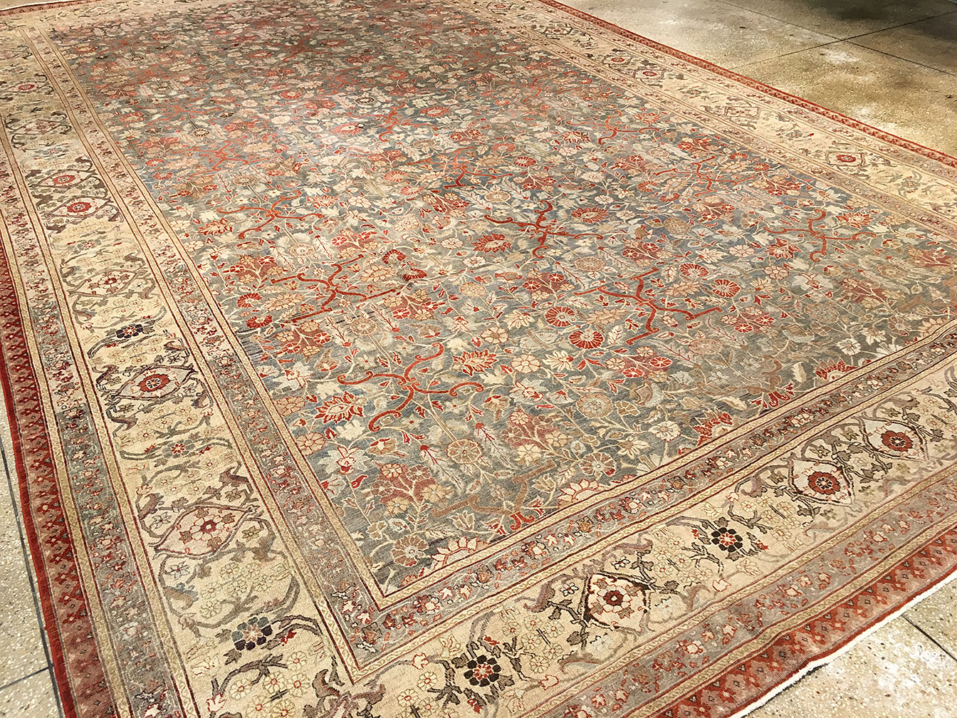 Antique tabriz Carpet - # 51054
