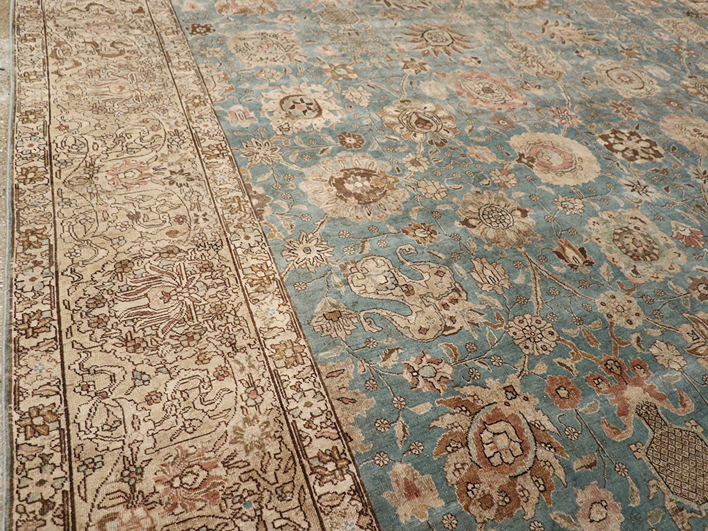 Antique tabriz Carpet - # 58075