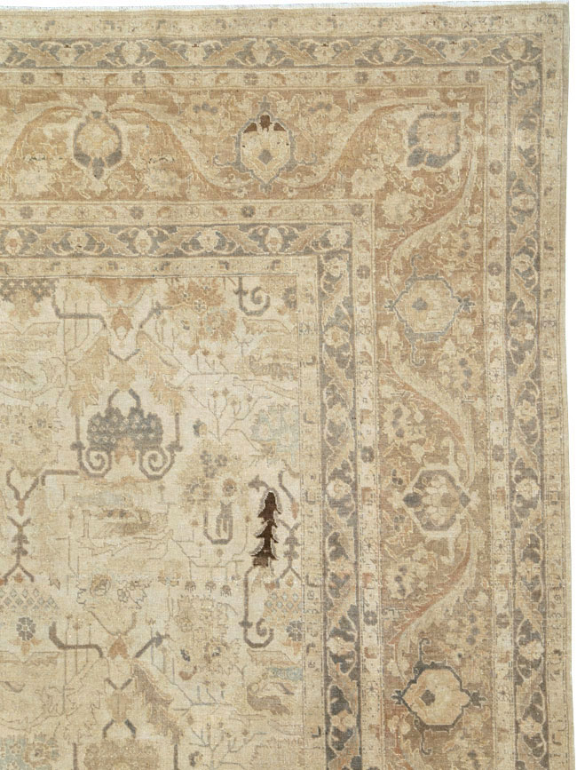 Antique tabriz Carpet - # 58076
