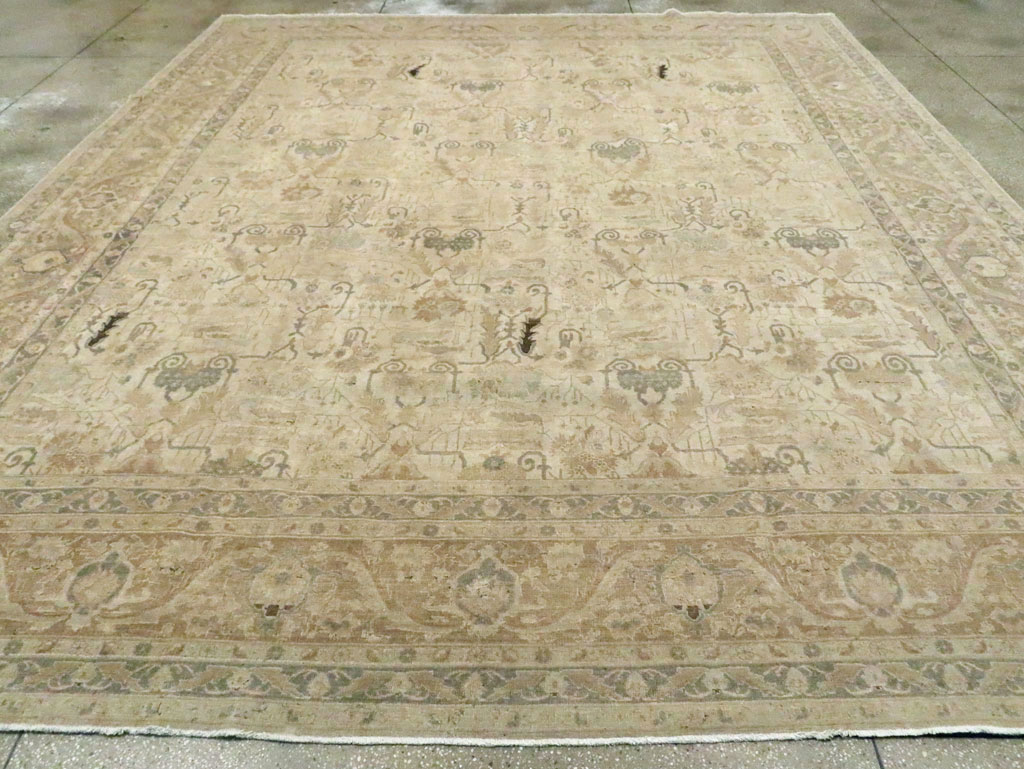 Antique tabriz Carpet - # 58076
