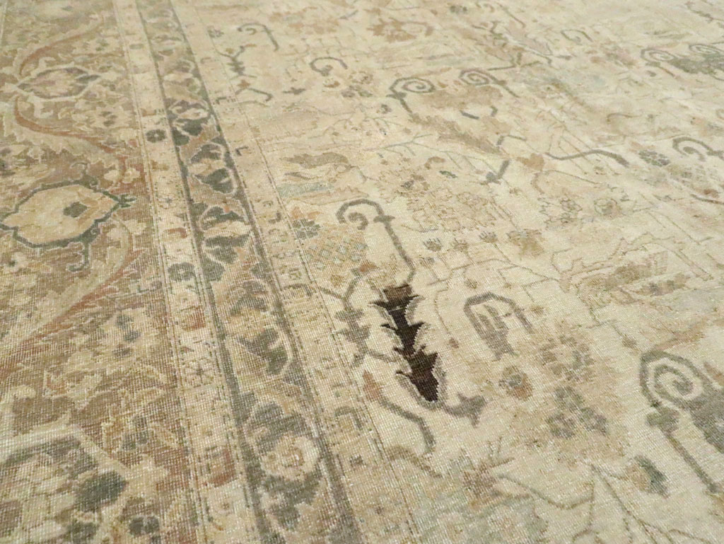 Antique tabriz Carpet - # 58076