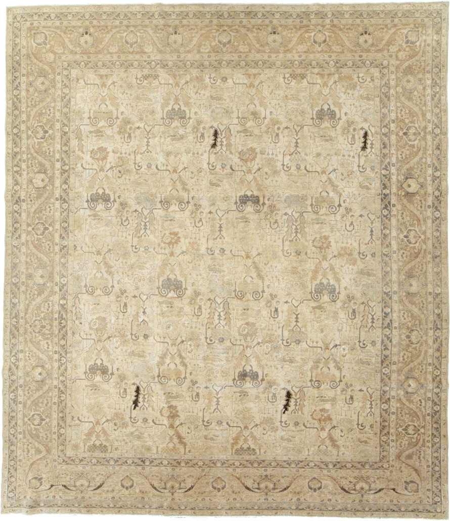 Antique tabriz Carpet - # 58076