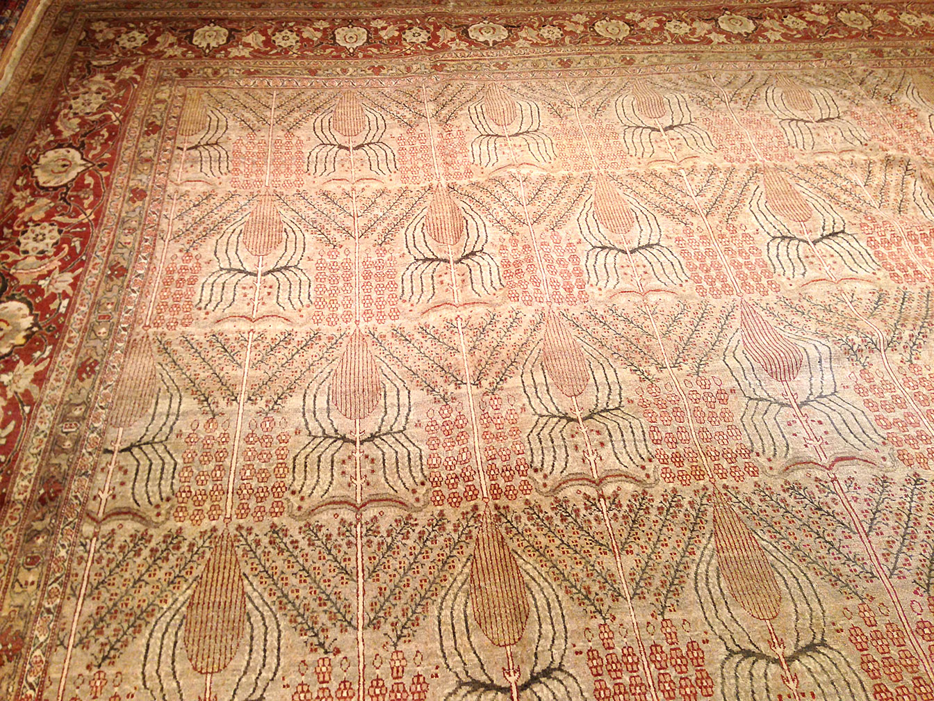 Antique tabriz Carpet - # 8969