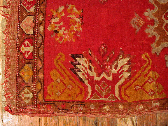 Antique yastik Rug - # 4723
