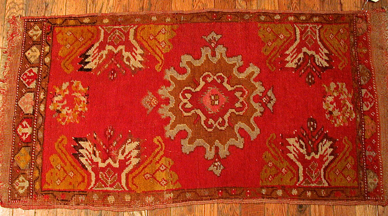 Antique yastik Rug - # 4723