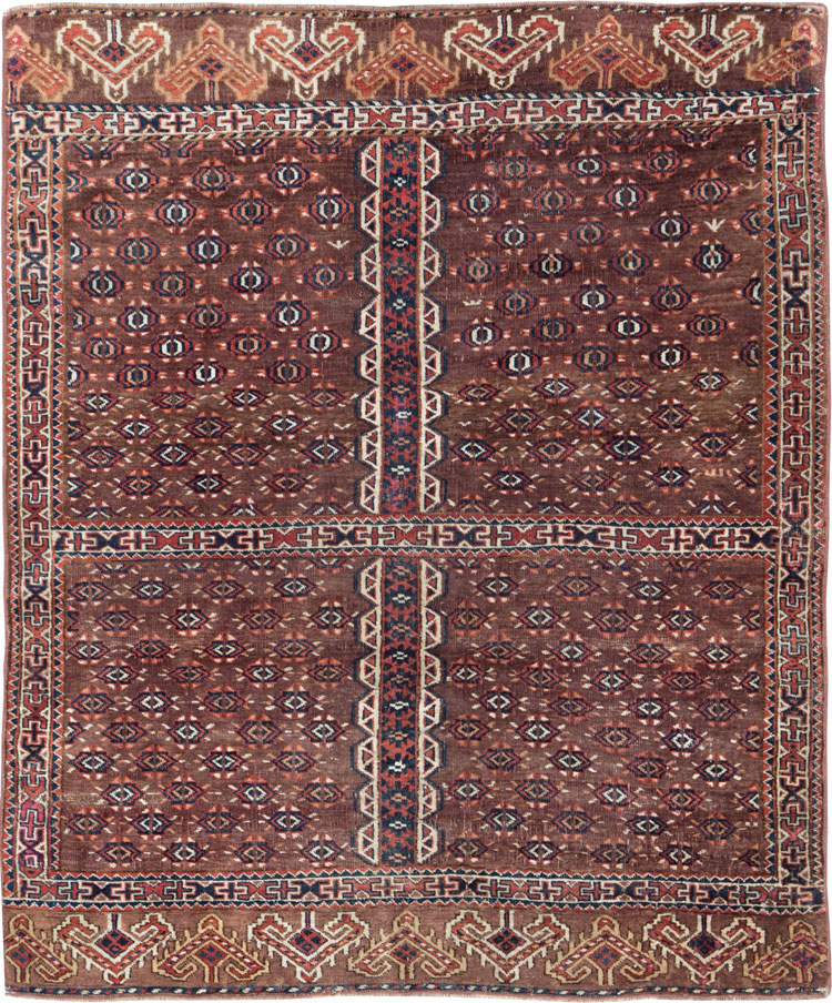 Antique yomud engsi Rug - # 58133