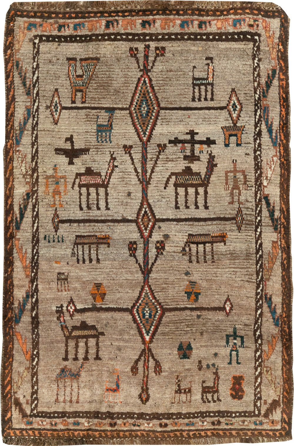gabbeh Rug - # 107097