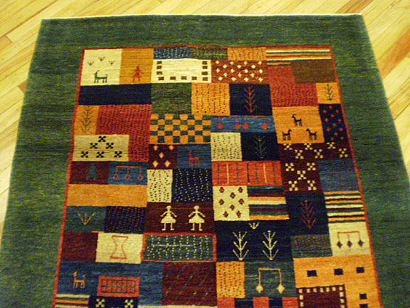 Modern gabbeh Rug - # 5675