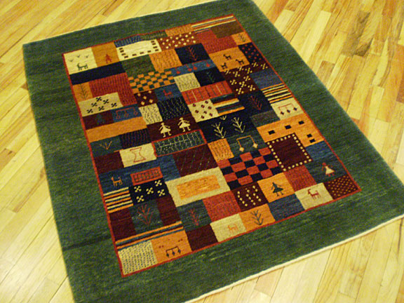Modern gabbeh Rug - # 5675