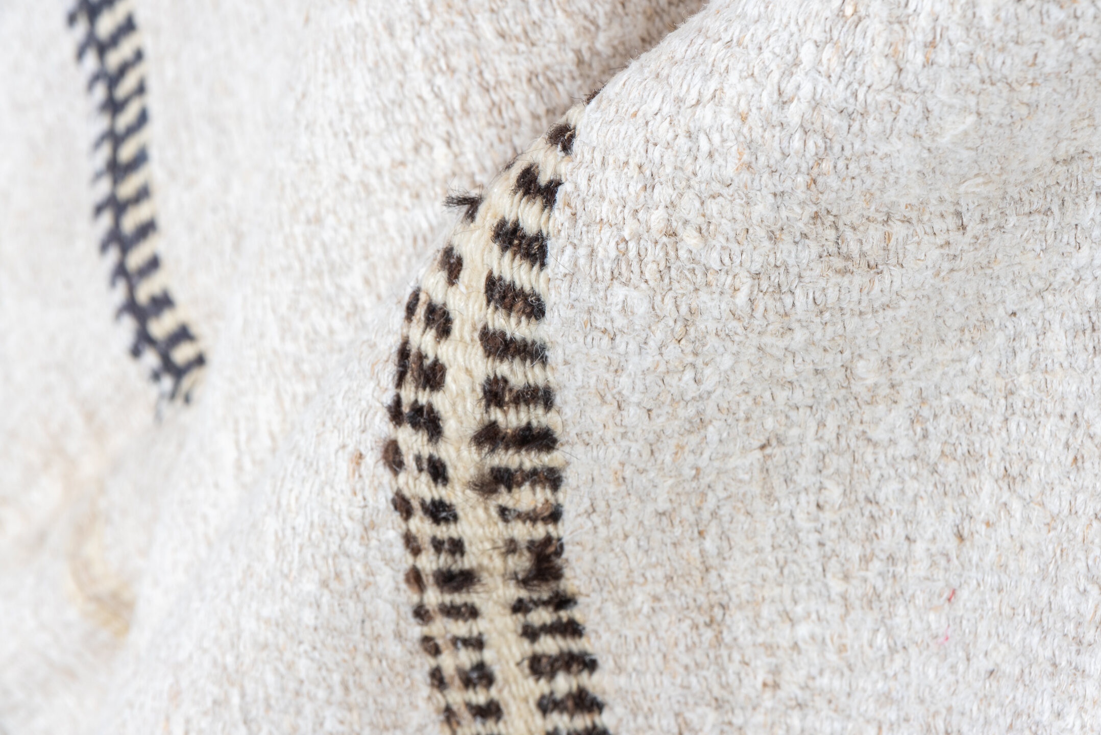 hemp kilim Rug - # 128401