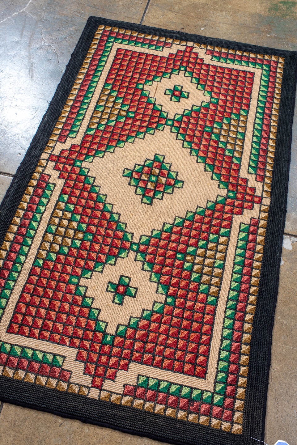 hooked Rug - # 125413