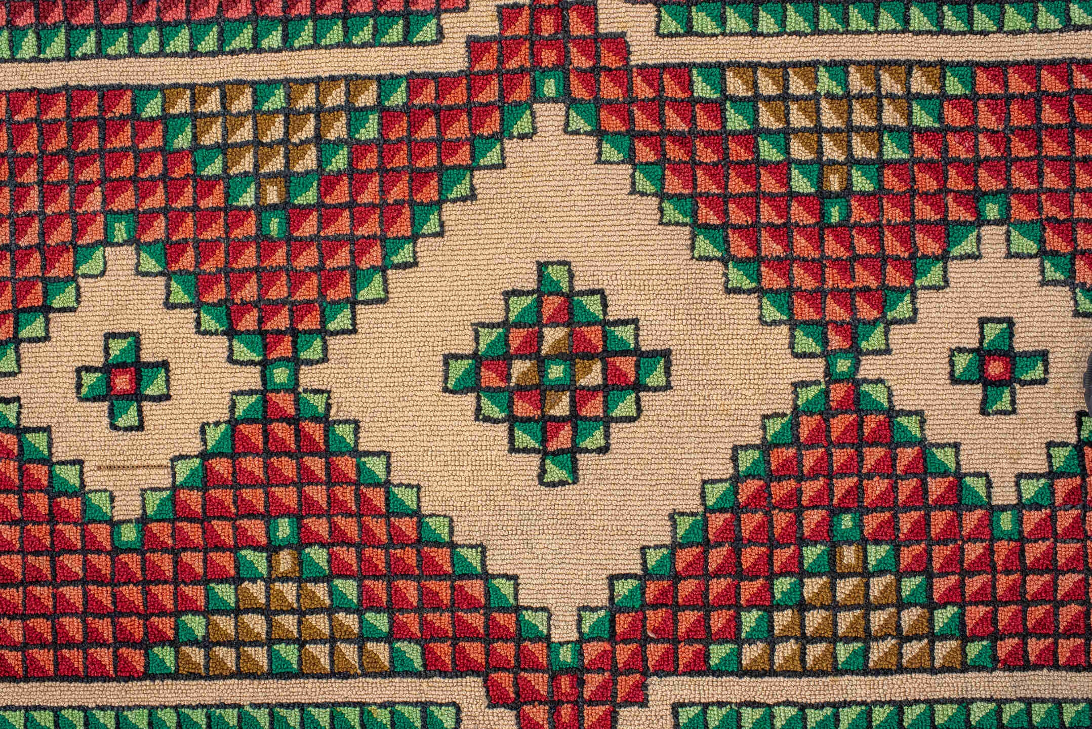 hooked Rug - # 125413