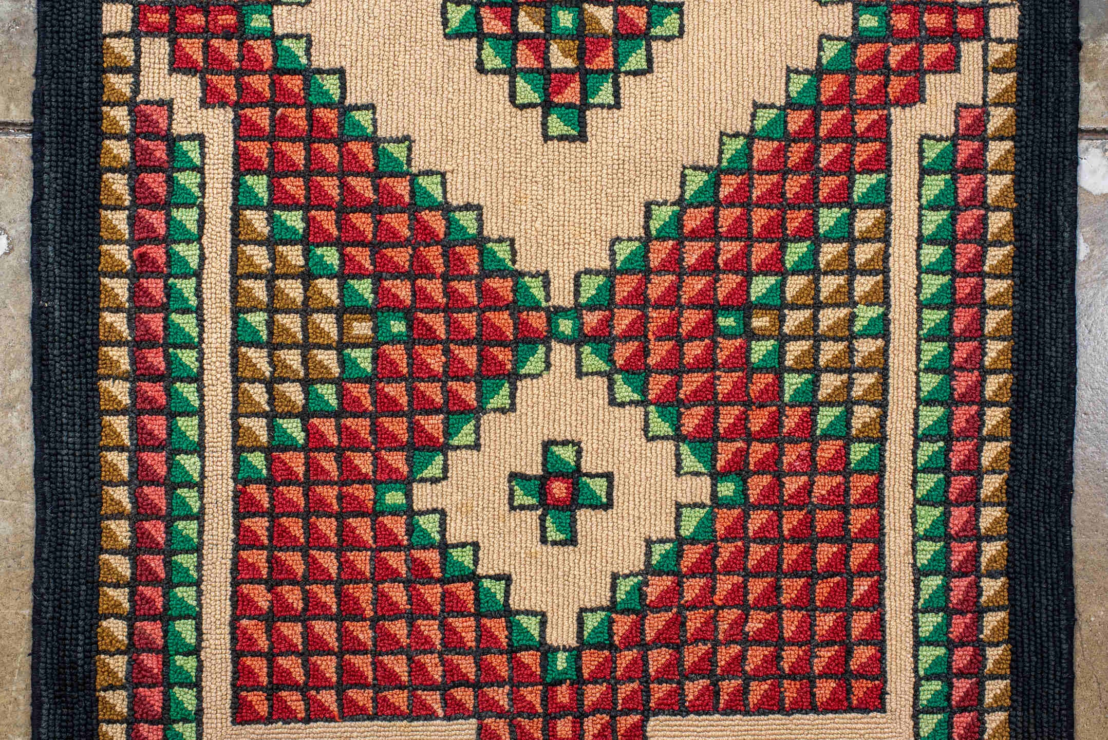 hooked Rug - # 125413