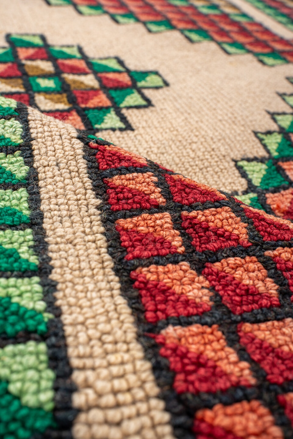 hooked Rug - # 125413