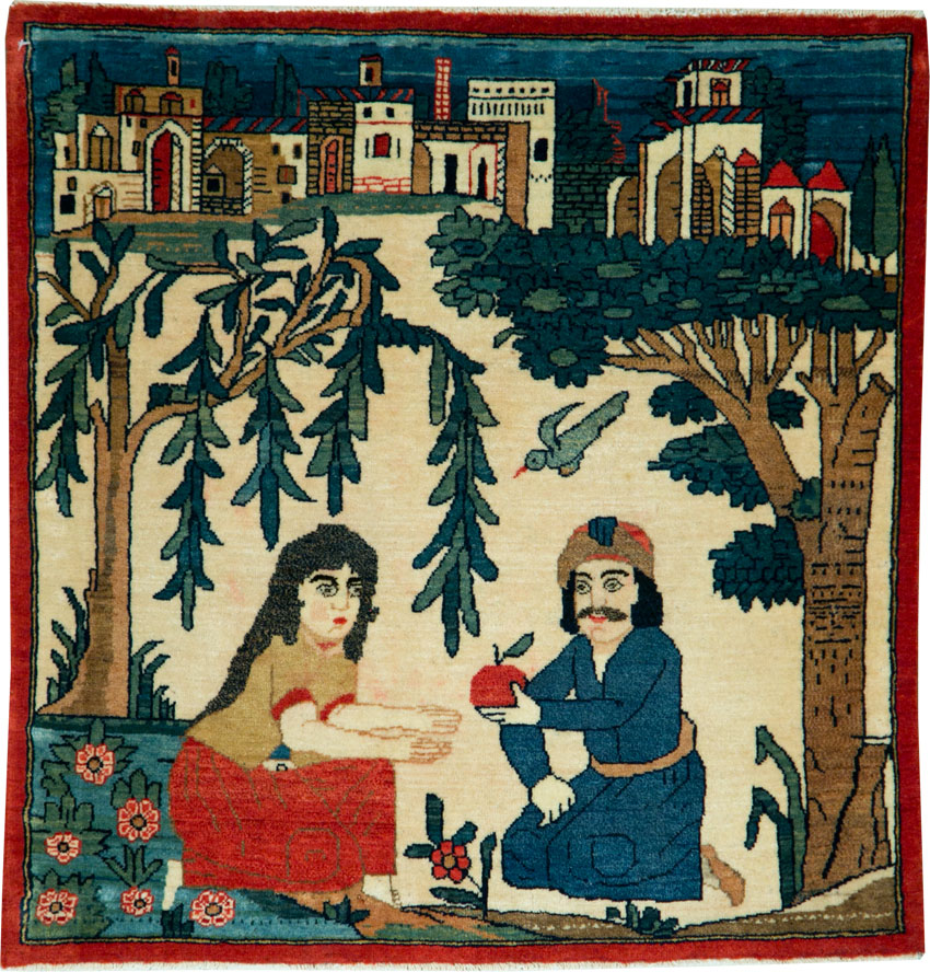 kashan Rug - # 102141