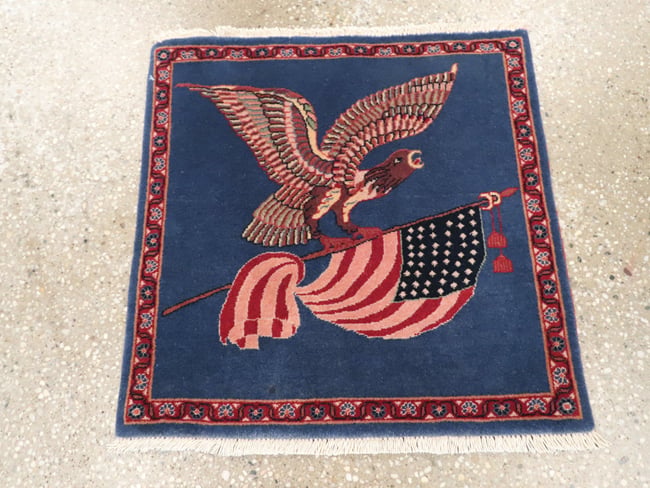 kashan Rug - # 107362