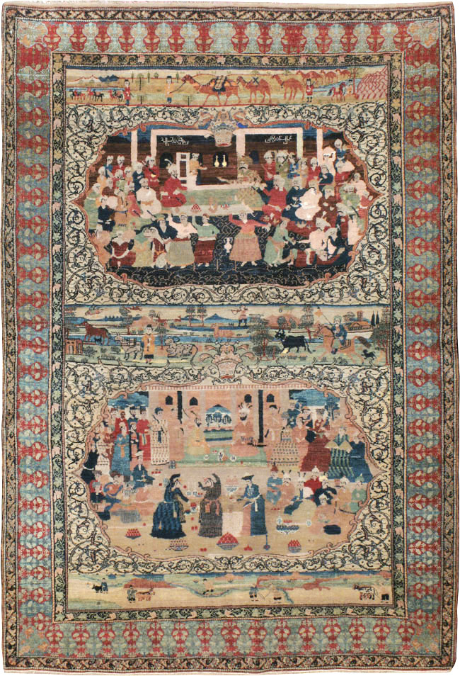 kirman Rug - # 103430