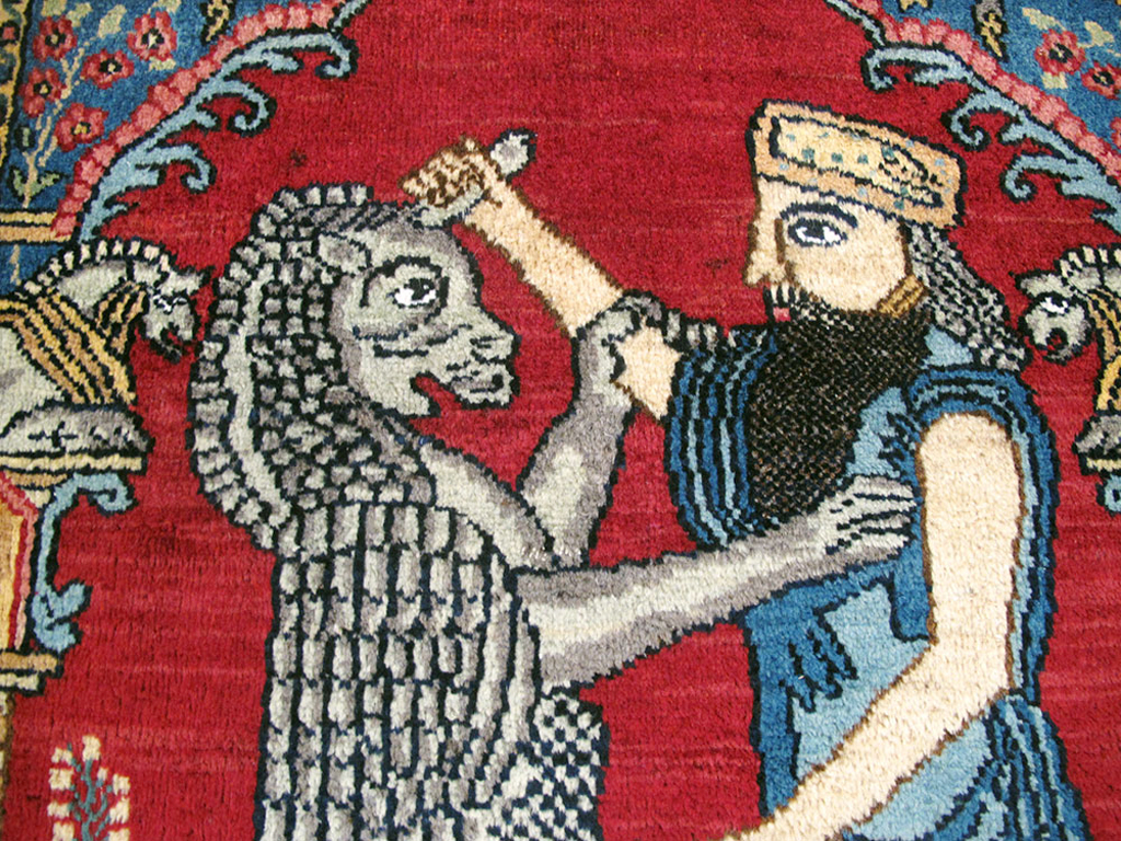 kirman Rug - # 104116