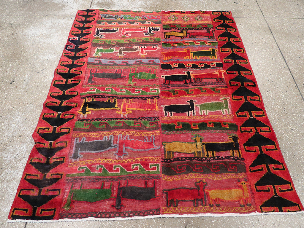 pictorial Rug - # 106051