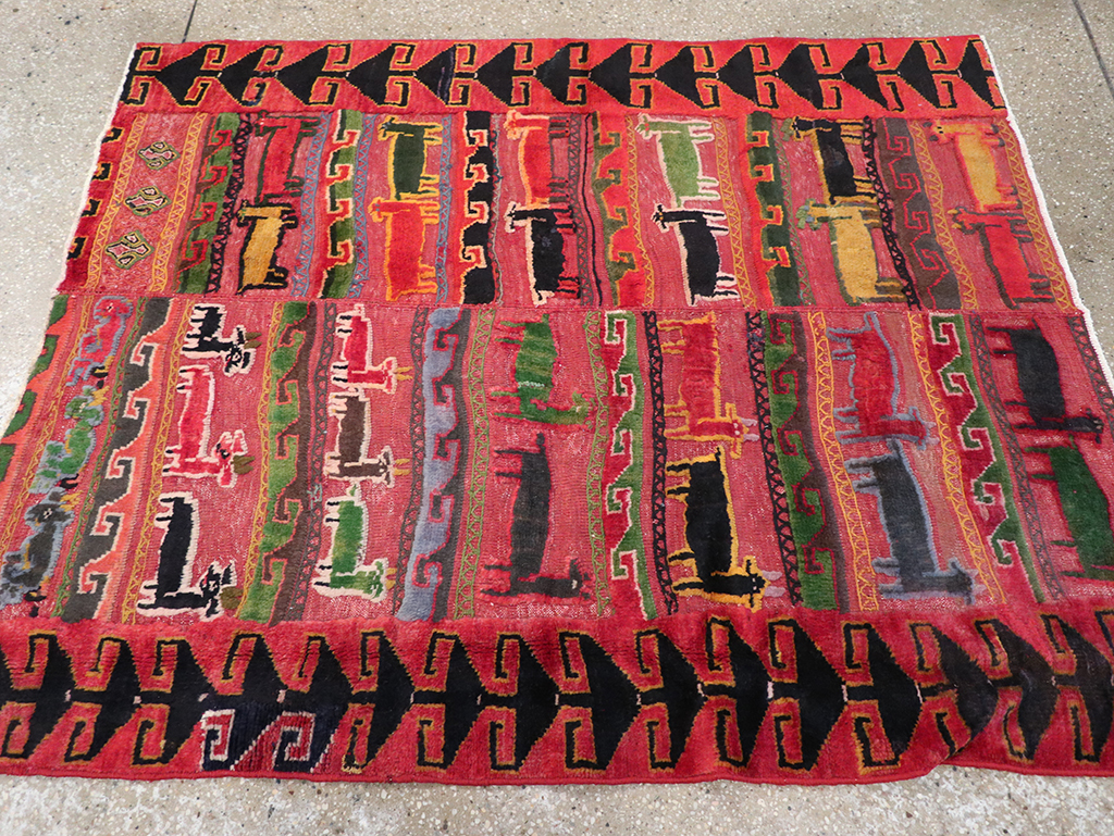 pictorial Rug - # 106051