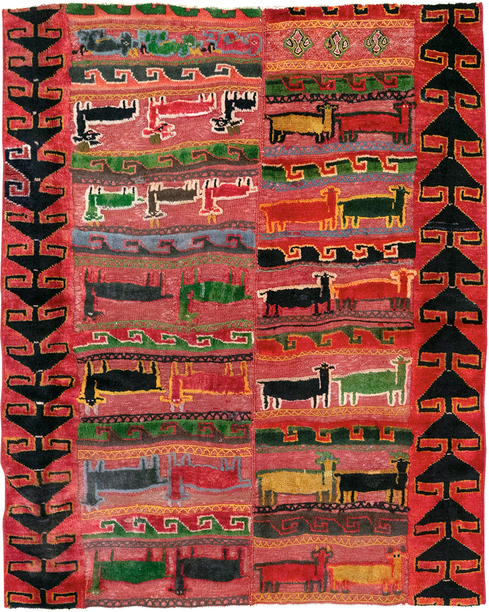 pictorial Rug - # 106051