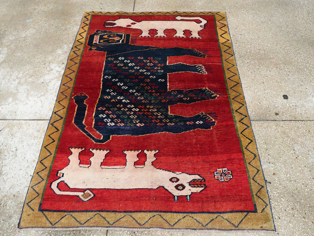 pictorial Rug - # 106089