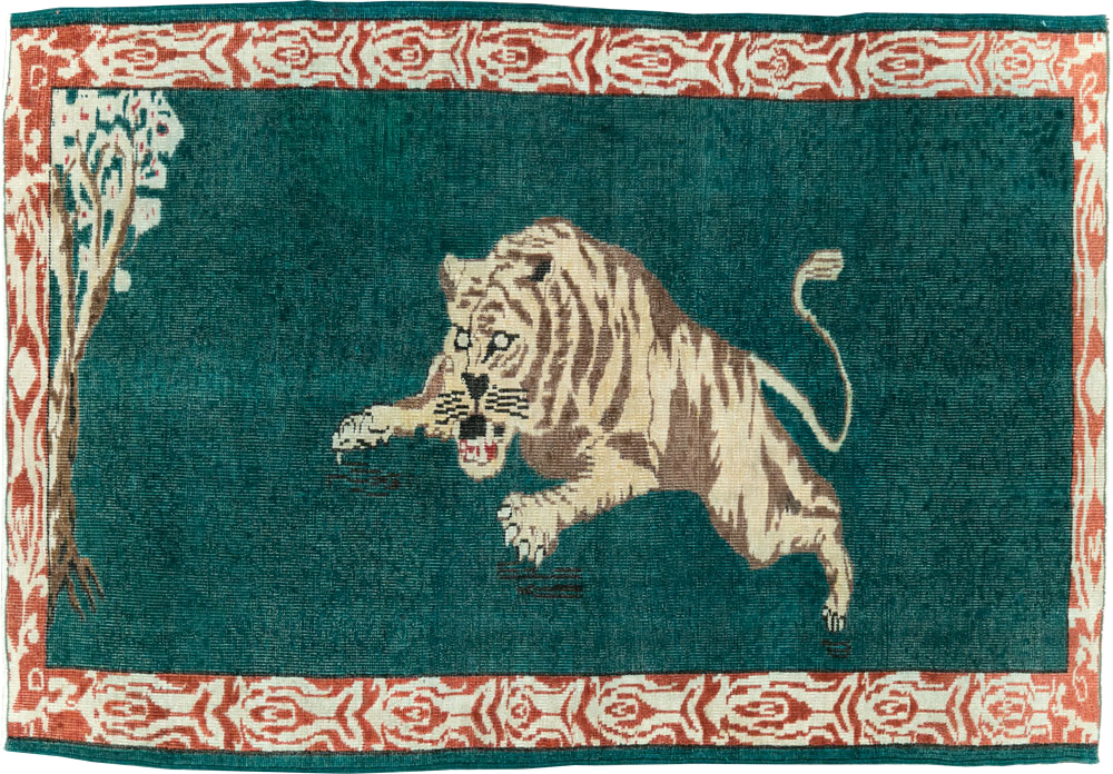 pictorial Rug - # 105201