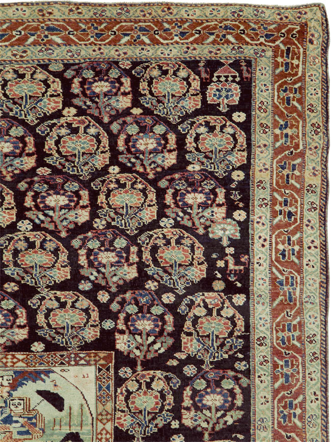 pictorial Rug - # 105521