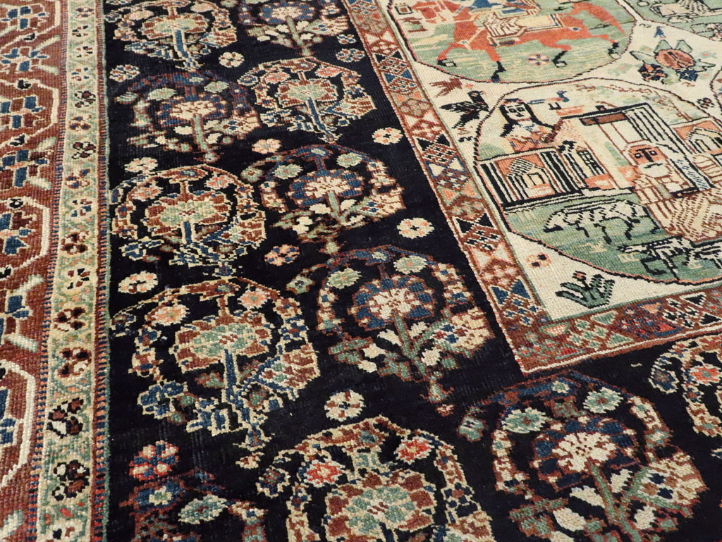 pictorial Rug - # 105521