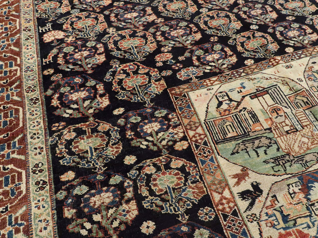 pictorial Rug - # 105521
