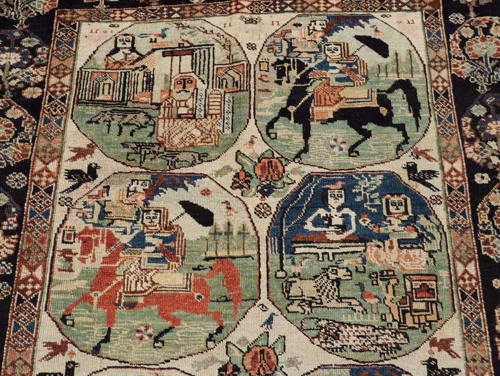 pictorial Rug - # 105521