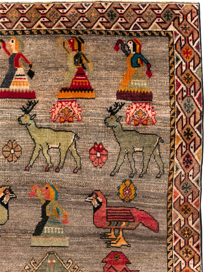 pictorial Rug - # 107078