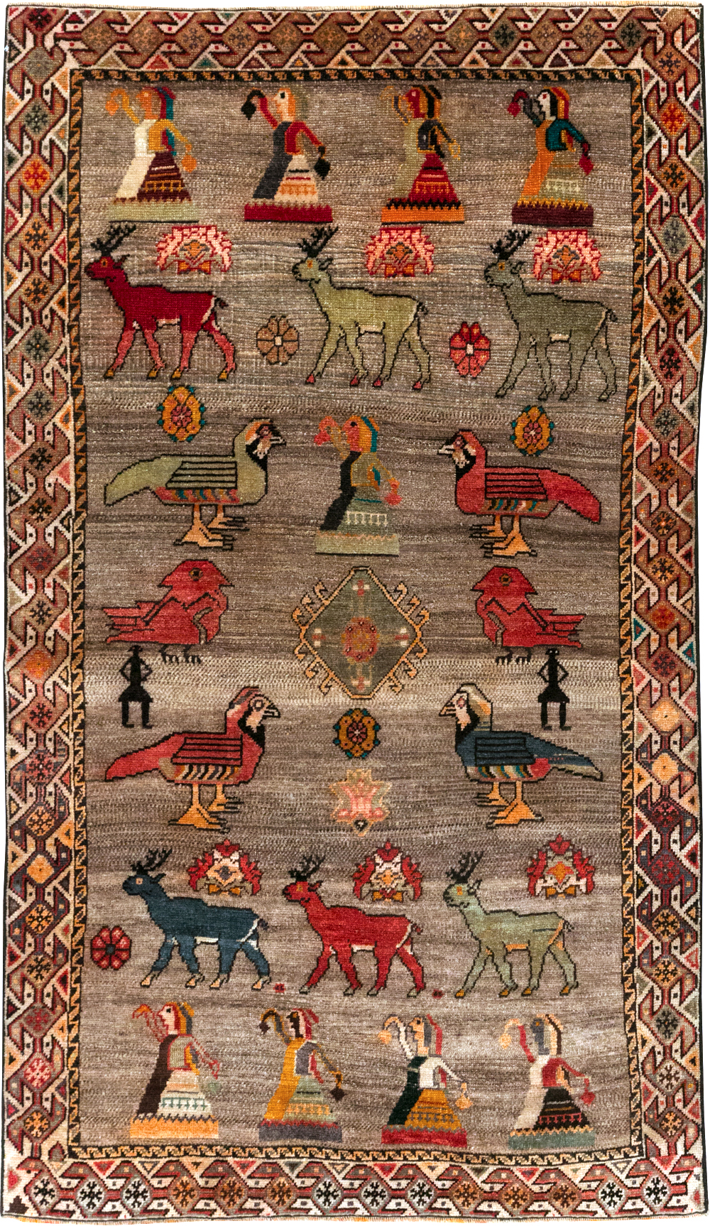 pictorial Rug - # 107078