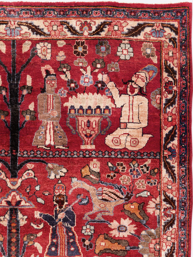 pictorial Rug - # 107506