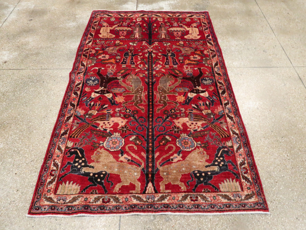 pictorial Rug - # 107506