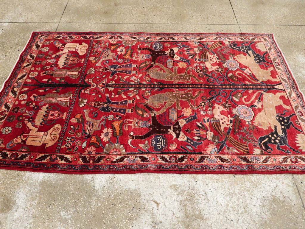pictorial Rug - # 107506