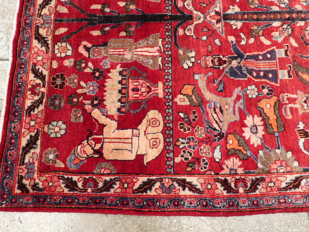 pictorial Rug - # 107506