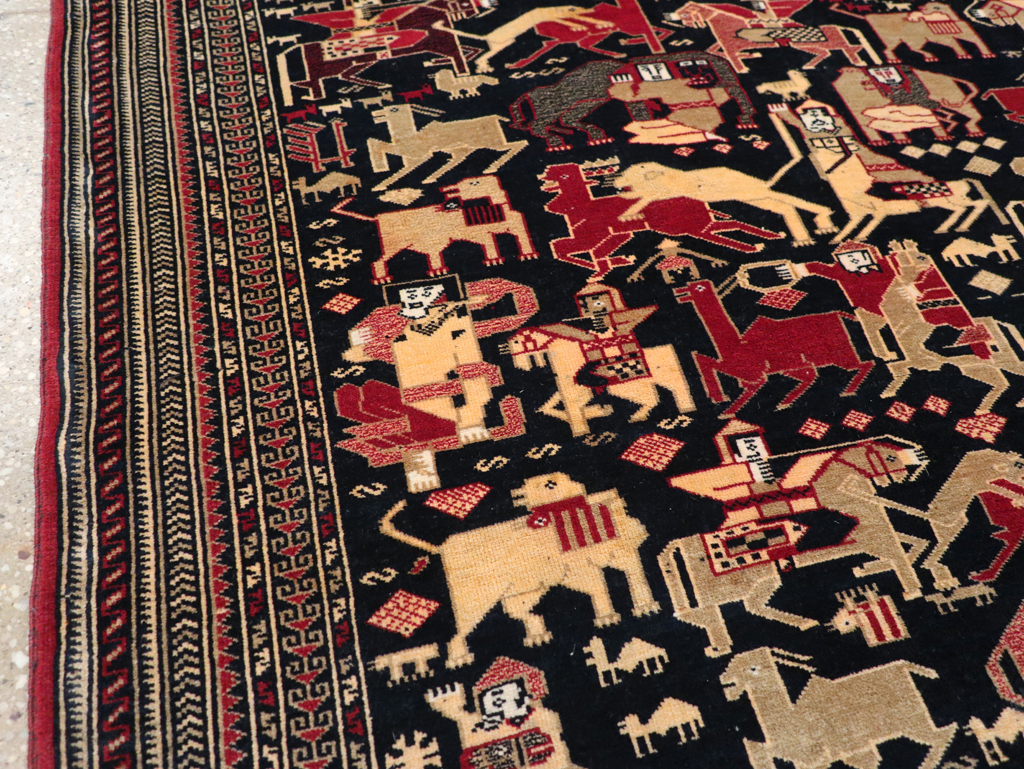 pictorial Rug - # 108452