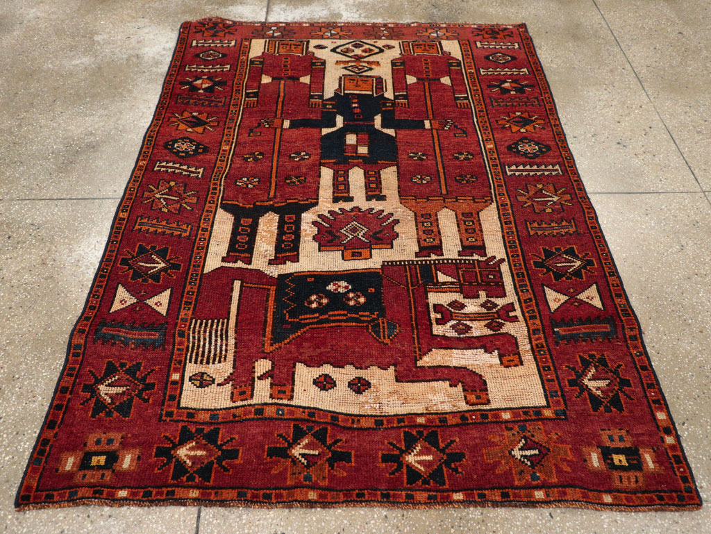 Vintage belouch Rug - # 58118