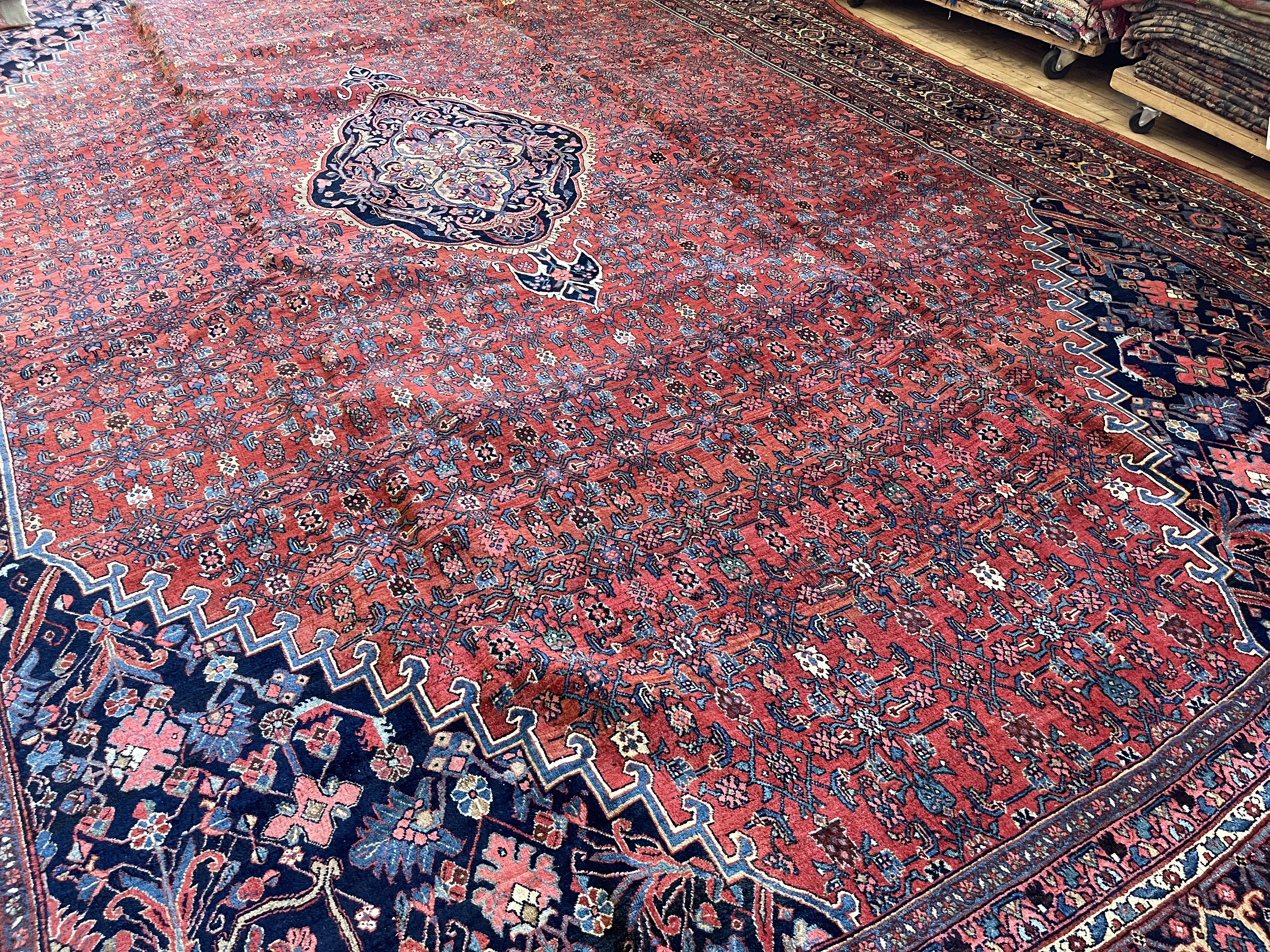 Vintage bidjar Carpet - # 78284