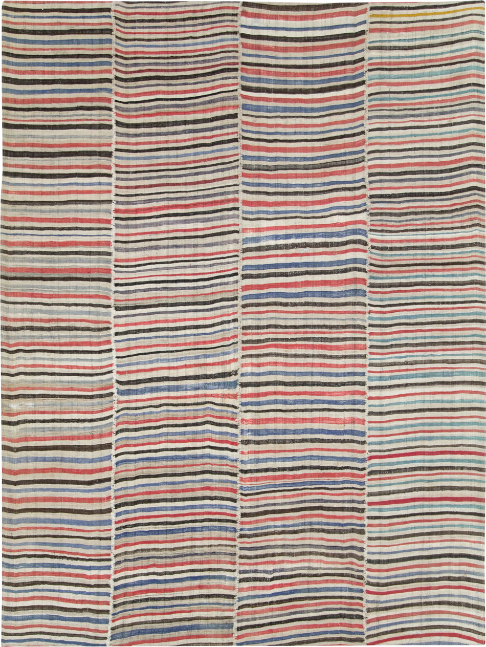 Vintage flatweave Rug - # 58094