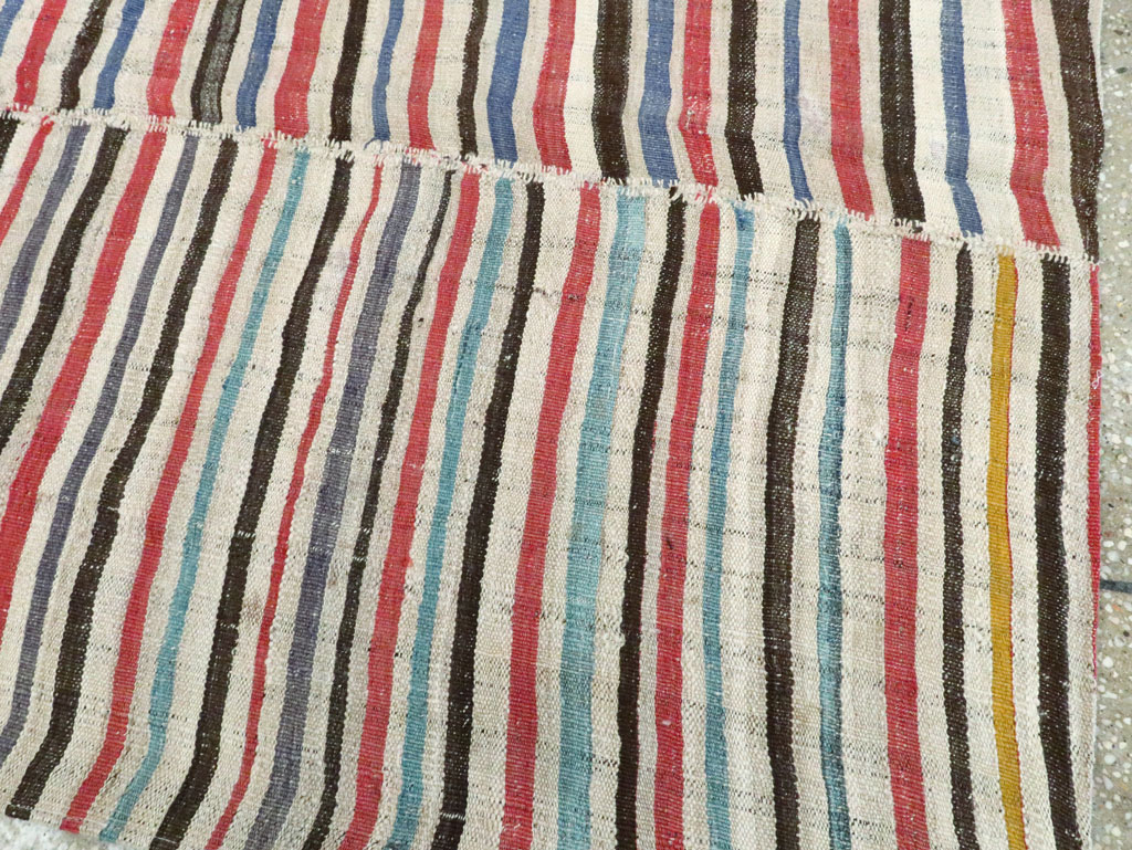 Vintage flatweave Rug - # 58094