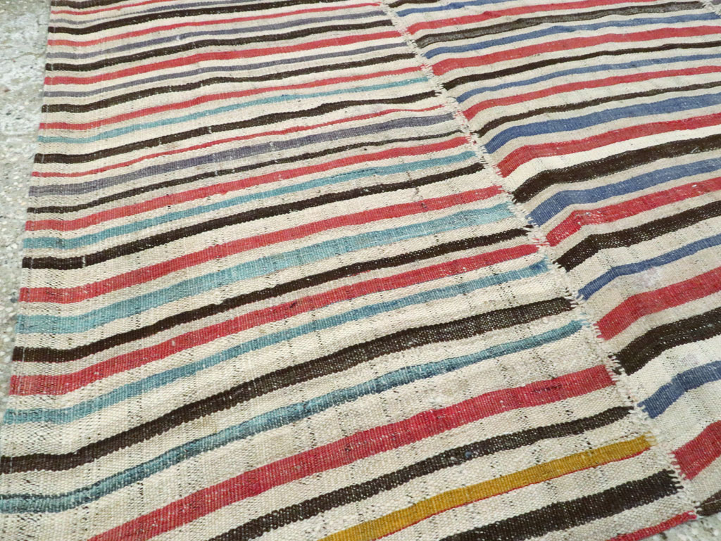 Vintage flatweave Rug - # 58094