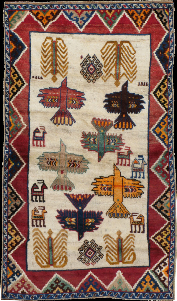 Vintage gabbeh Rug - # 52371