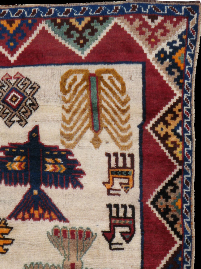 Vintage gabbeh Rug - # 52371