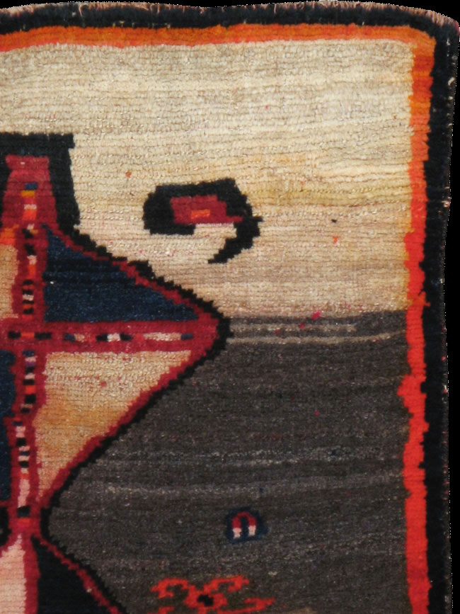 Vintage gabbeh Rug - # 52384