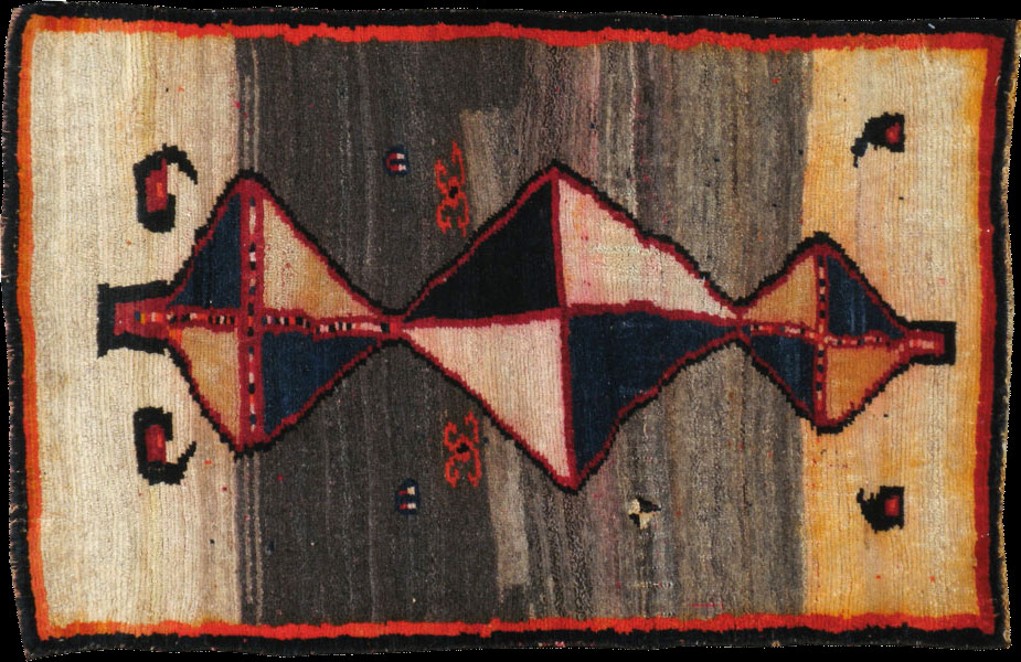 Vintage gabbeh Rug - # 52384